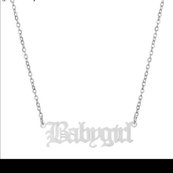 New stainless steel baby girl pendant necklace - Picture 3 of 4